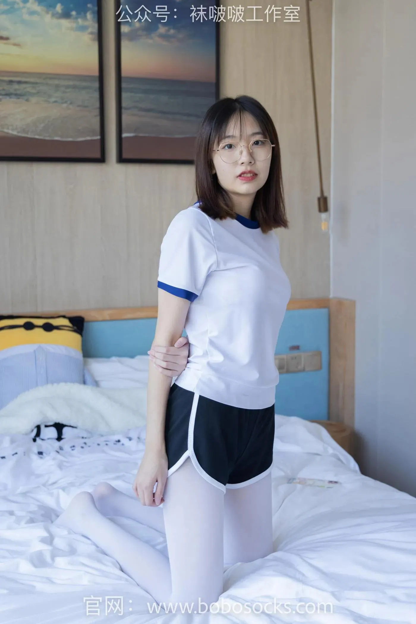 [BoBoSocks袜啵啵]NO.108 小甜豆-皮鞋、厚白丝、踩奶油蛋糕剧情 [137P]插图8